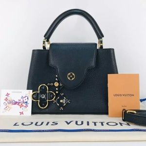 Louis Vuitton Mechanical Flower Capucines PM in Black